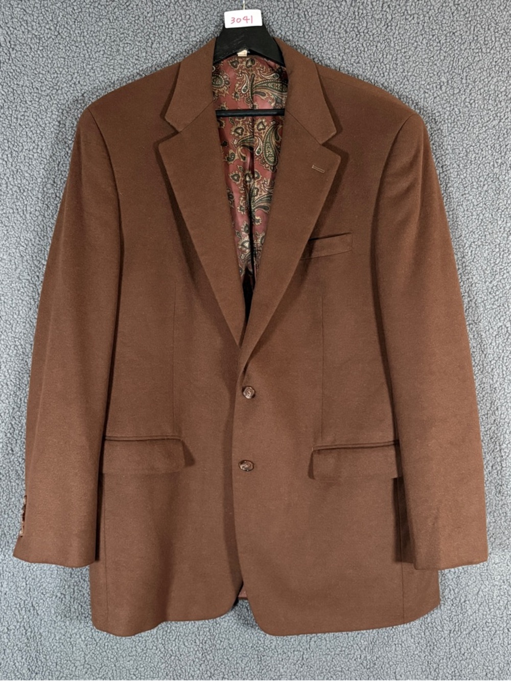 Polo Ralph Lauren Wool Cashmere Silk Sport Coat Blazer - Men's Size 42R - Brown